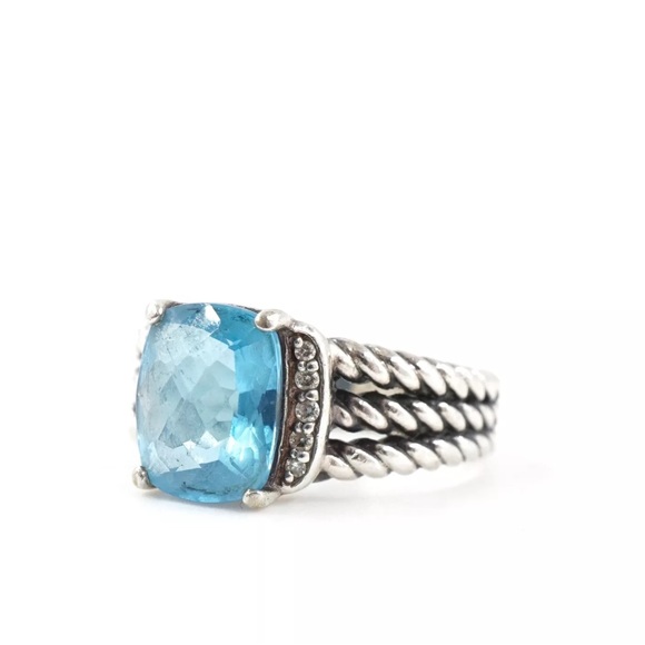 David Yurman Blue Topaz. - Picture 5 of 12